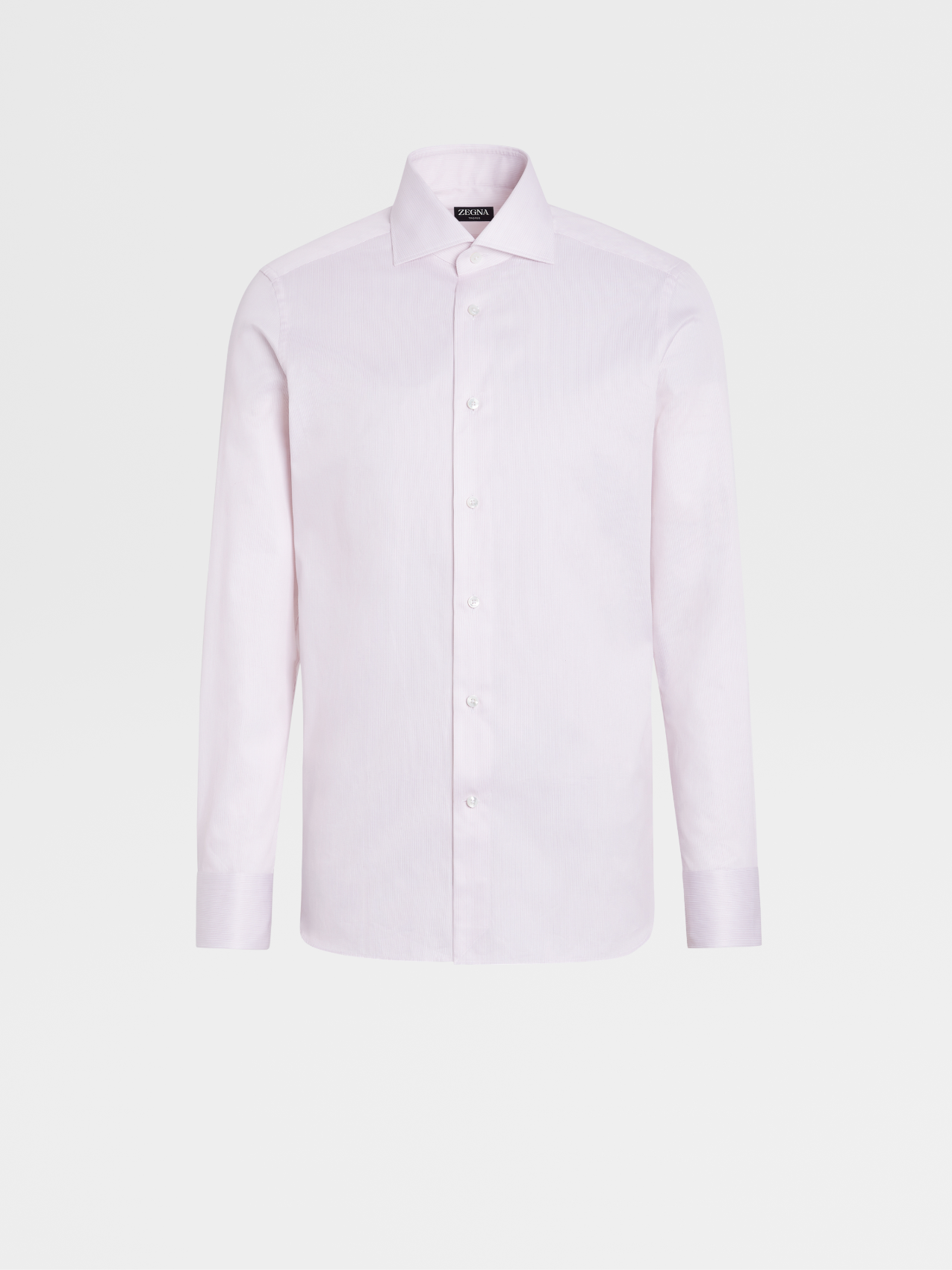 灰粉色配白色细条纹 Trofeo™ 棉质衬衫